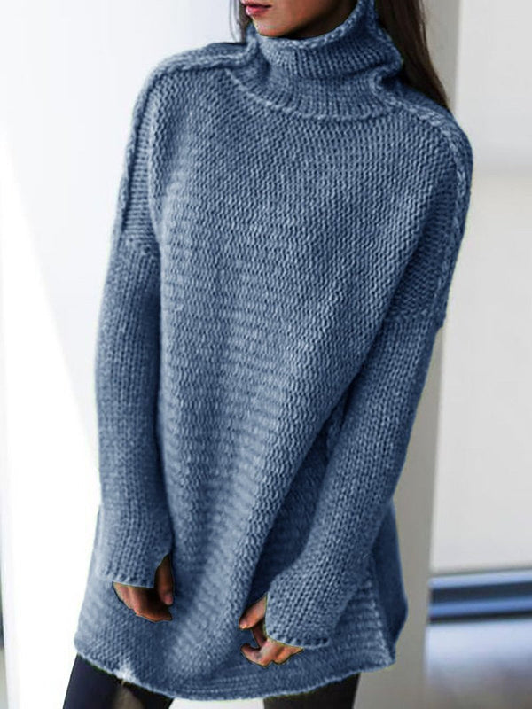 Kathleen - Langarm Rollkragenpullover