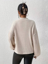 Damaris - Rollkragenpullover aus Rippstrick