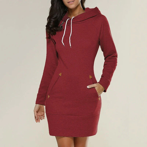 Amelie – Damen Hoodie Kleid