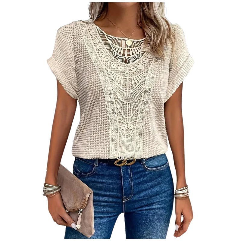 Maaike – Lässiges Damen-Spitzentop