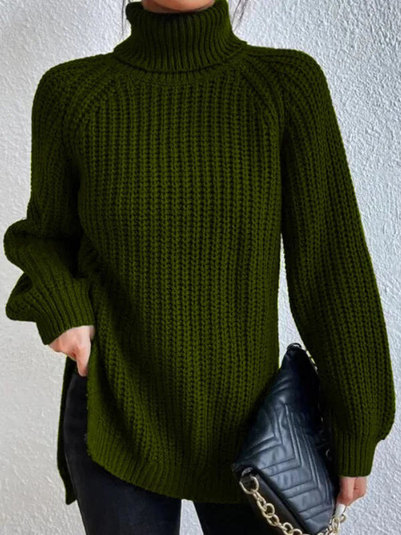 Ondine - Neu Gestrickter schmaler Rollkragenpullover