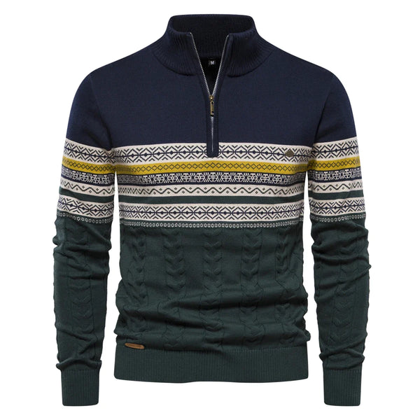 Garth - Pullover mit Retro-Muster