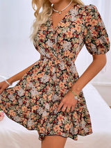 Junia - Kleid mit floralem Design