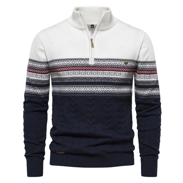 Garth - Pullover mit Retro-Muster