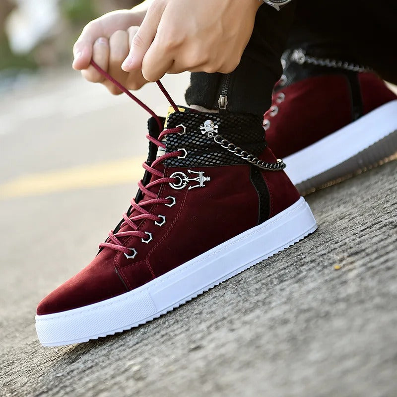 Travis - Stylische Und Einzigartige High-Top Sneakers