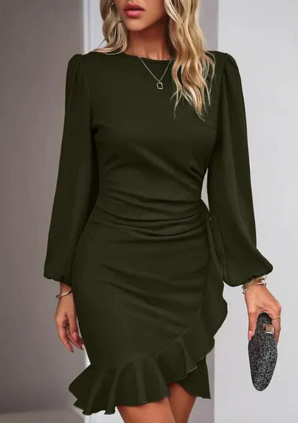 Benigna - Trendiges Damen-Langarm-Kleid