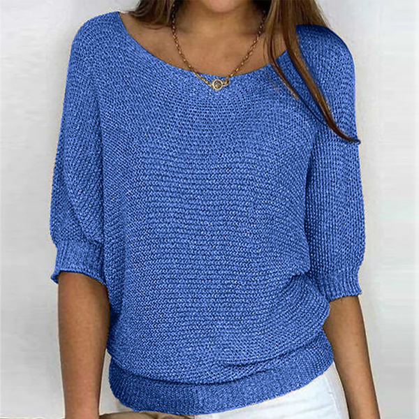 Madison - Langärmeliger klassischer Pullover