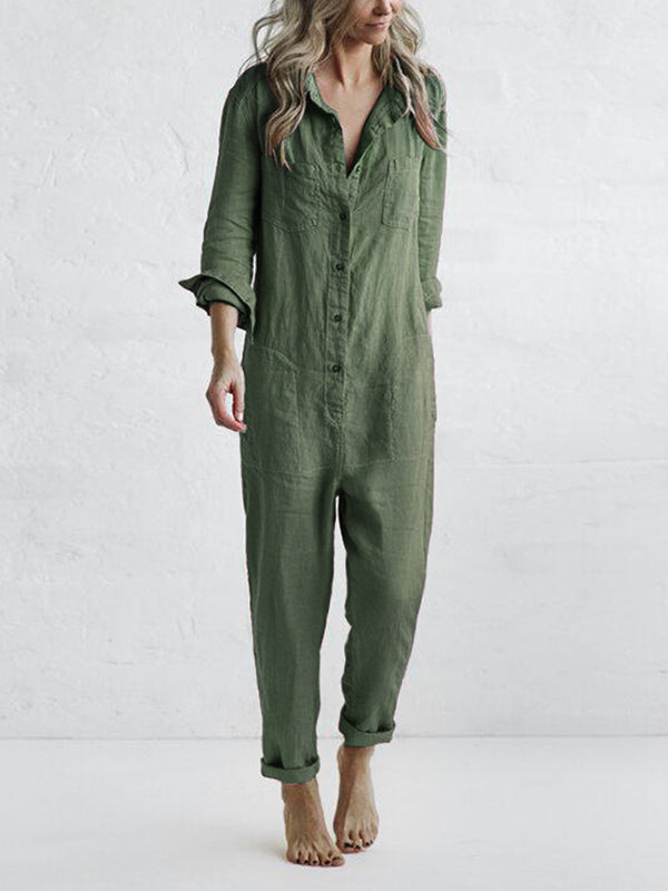 Hannah - Langärmliger Jumpsuit