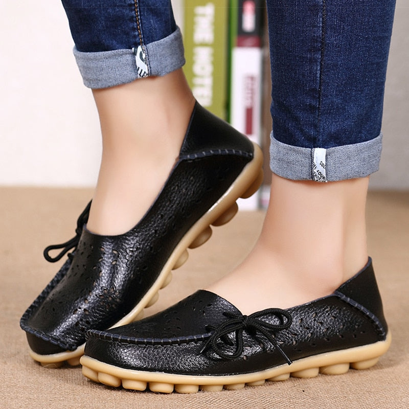 Megan - Atmungsaktive Loafer aus Leder