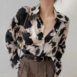 Beatrice - Kuh Chiffon Bluse