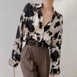 Beatrice - Kuh Chiffon Bluse